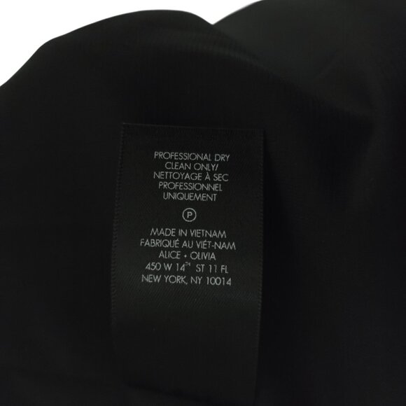 Alice + Olivia Coley Plaid Cap Sleeve Dress Microplaid Houndstooth Sparkle 8 - Picture 14 of 16